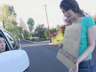 JAV Hottie Asuka Claire's Zero Cash Adventure - Hitchhiking with Half-Naked Beauties to Mexico!