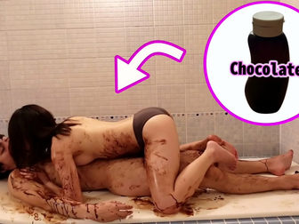 Japanese Couple's Luscious Bathroom Sex on Valentine's Day - Real Orgasm!