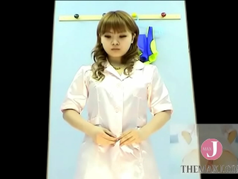 Japanese Model's Egg - Sneak Peek of Her Sexy Changing Act!