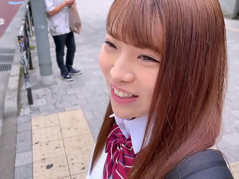 Japanese babe squirts and gets fucked rough in hot gangbang