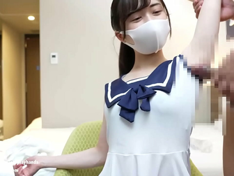 Japanese Schoolgirl Gives a Sailor Suit Fetish Armpit Job