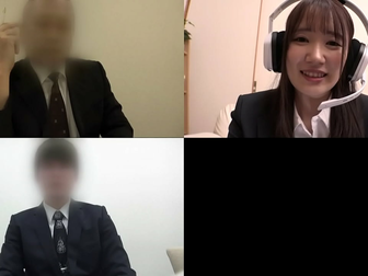 JAV Porn - My Boyfriend Pranked Me During a Remote Meeting with My Boss! Watch as He Makes My Pussy Soaking Wet with Excitement!