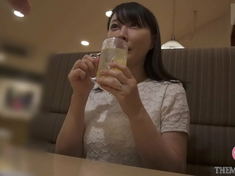 Busty Japanese Enchantresses Meet for a Threesome at Izakaya, Checking Each Other's Pussy! - Title